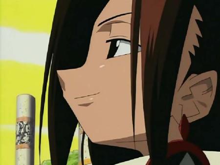 SK2 Shaman king anime manga main characters yoh asakura holding